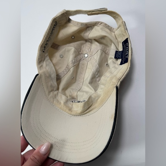 Vintage Yahoo Port authority Adjustable Baseball Cap with Embroidered Logo